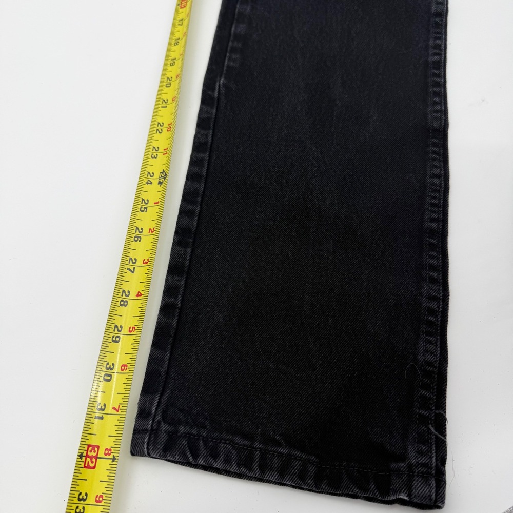 Rustler Mens Regular Fit Straight Leg Black Denim Jeans 87621CB 34x30 Vintage - Picture 3 of 5
